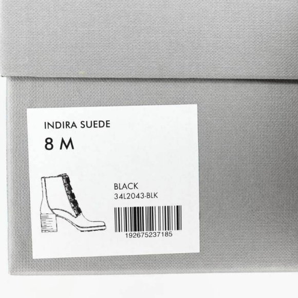 Aquatalia Womens Indira Ankle Boots Black Suede Bl - Picture 11 of 11